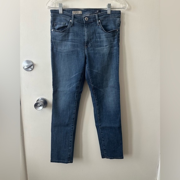 AG Adriano Goldschmied Dark Blue Skinny Jeans - Picture 5 of 7